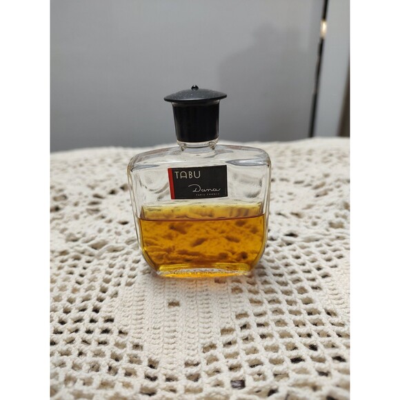 Vintage Tabu by Dana Eau de Cologne Perfume Splash 2 oz Dabber 55% FULL - Picture 4 of 11